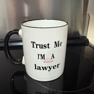 Black and White Lawyer Mug